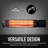 Permasteel 1500 Watt Electric Ceiling Mounted Patio Heater