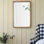 Miroir rectangulaire en bois