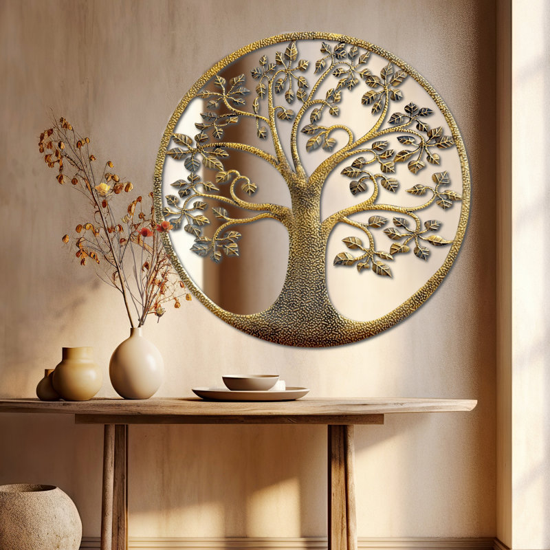 Miroir mural arbre de vie, 23,5 po