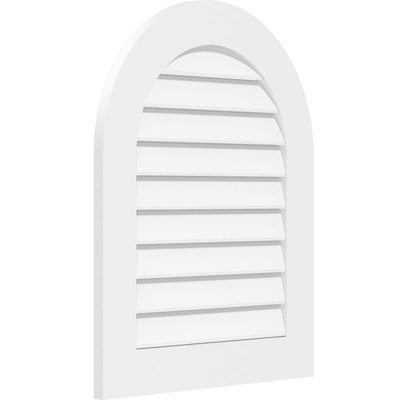 Ekena Millwork W x L PVC Wall Louvre / Gable Vent Cover