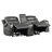 Denby 77.5" Traditional Faux Leather Power Double Reclining Loveseat with Power Reclining Motion, Integrated Console with USB & Outlets-106769852-110842266