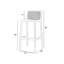 Tabouret de bar 29 po Netted-604592358
