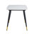 Tresha Faux Marble Top Metal Base Dining Table