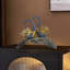 36.1cm Gold Modern Simulation Couple Swan Sculpture Art Ornament Home Table Statue Decor