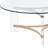 Gold Finish Coffee Table