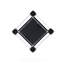 Iron Frame Square Wall Mirror