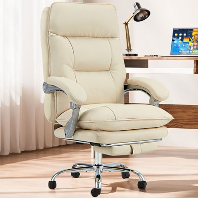 Executive Office Chair With Footrest 350 Lbs