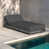 Dark Gray Cushion/Gray Frame