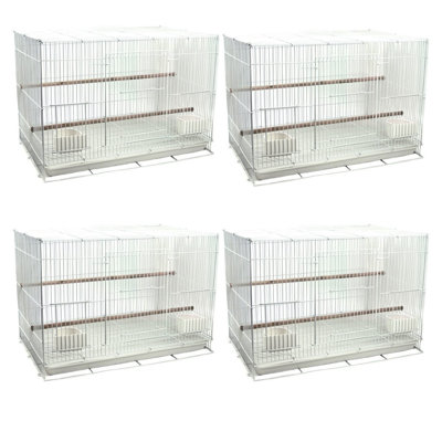 Budgie Breeder Cages – Pack of 4 Sealey Wire Cages | Little Friends