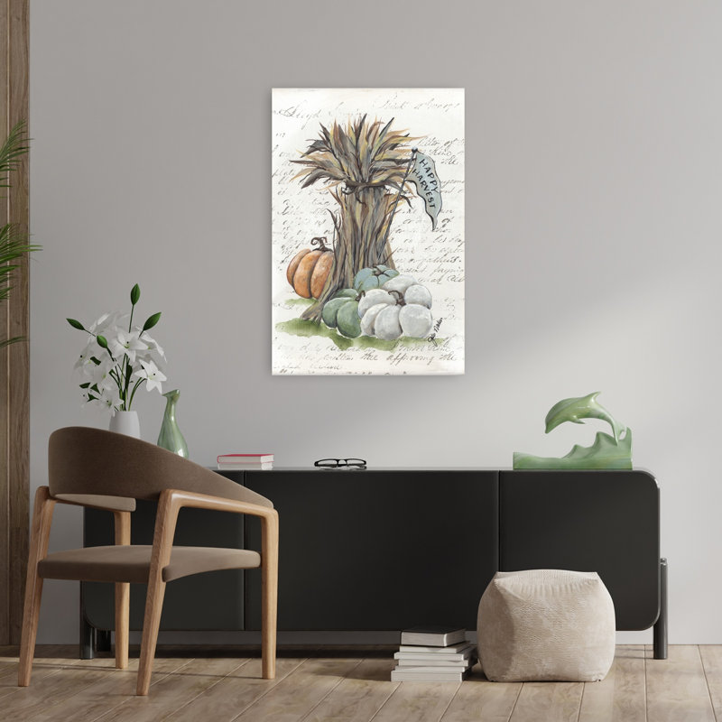 Joyeuse récolte de maïs, art contemporain, H 36 po x l 24 po