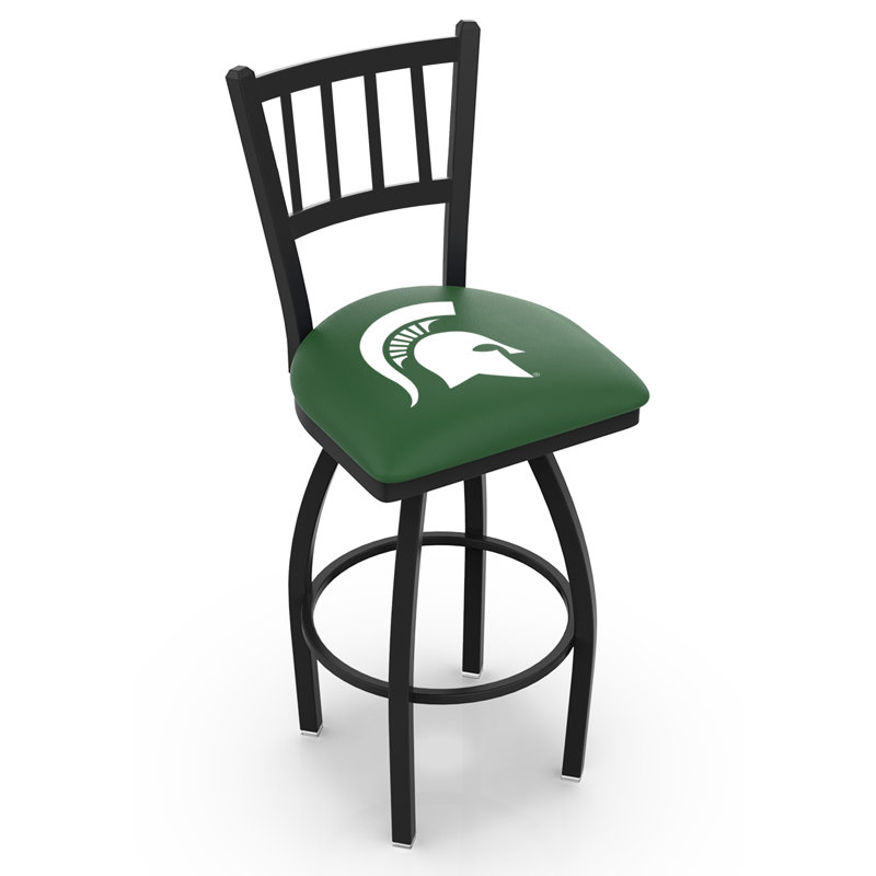 NCAA Swivel 25" Counter Stool, 30" Height, Michigan State