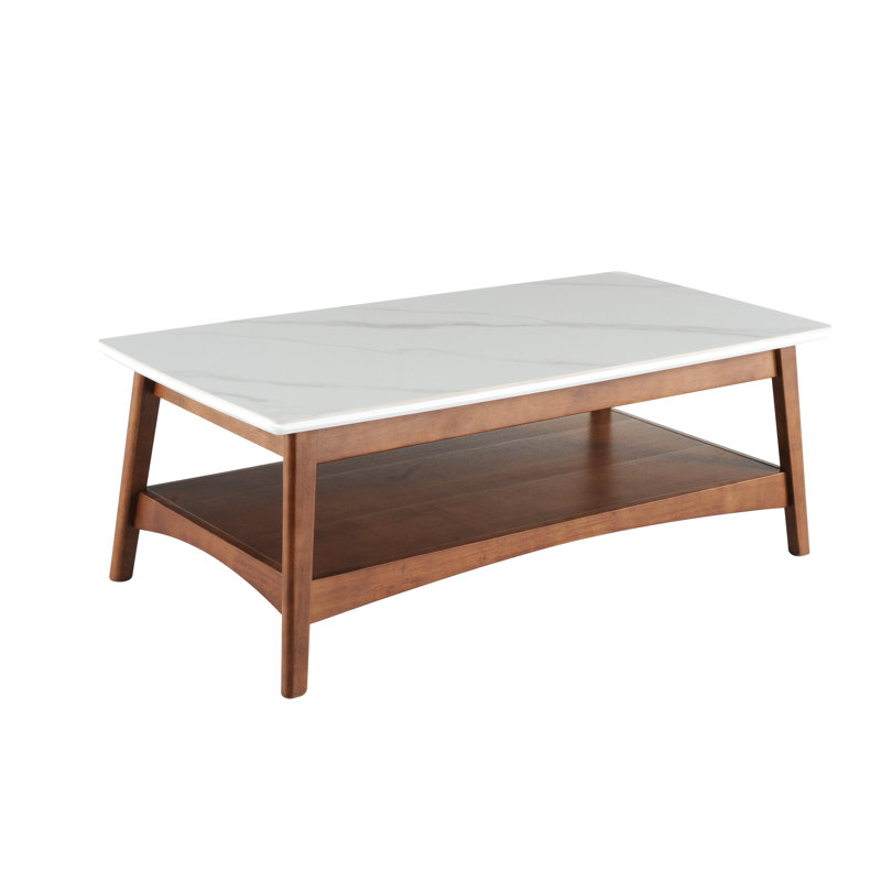 Table basse Barther avec rangement, table centrale, table basse