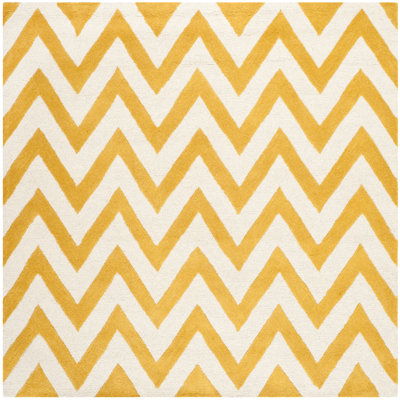Sanyla Cambridge Hand Tufted Wool Chevron Rug