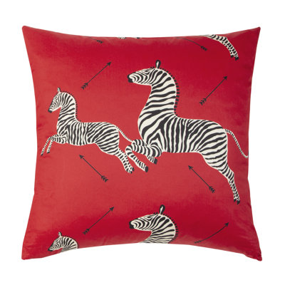 Zebras Square Pillow Cover & Insert