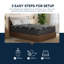 Matelas en mousse viscoélastique infusée de graphite Zeta Ice, 14 po-53134424