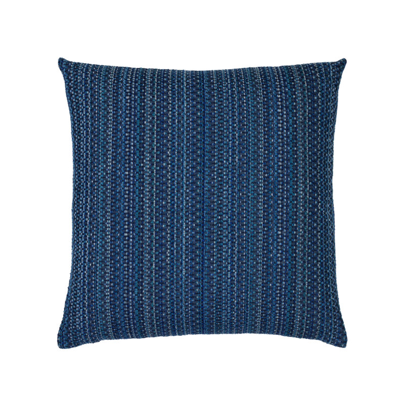 Kaleidoscope Indoor/Outdoor Pillow Cover & Insert, 20" x 20", Midnight, Square