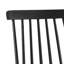 Delphina 17.3" Wide Modern Black Wood Windsor Dining Chairs-124361753