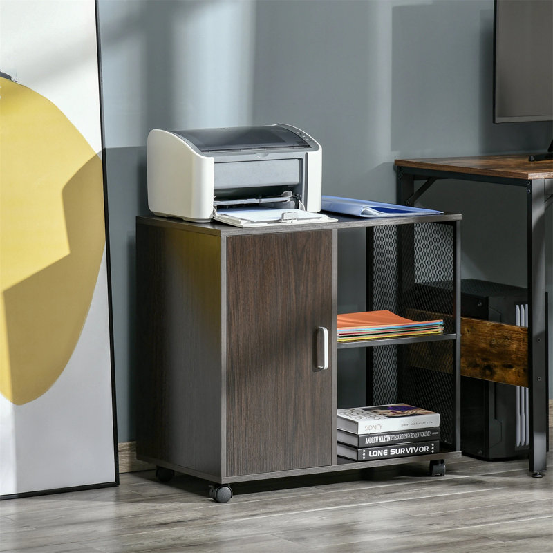 Omaury 70cm Wide 1 -Drawer File Cabinet, Brown
