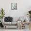 «Mute Blue & White Blossoms», art de la giclée encadrée, design par Nan-114314120-114314121