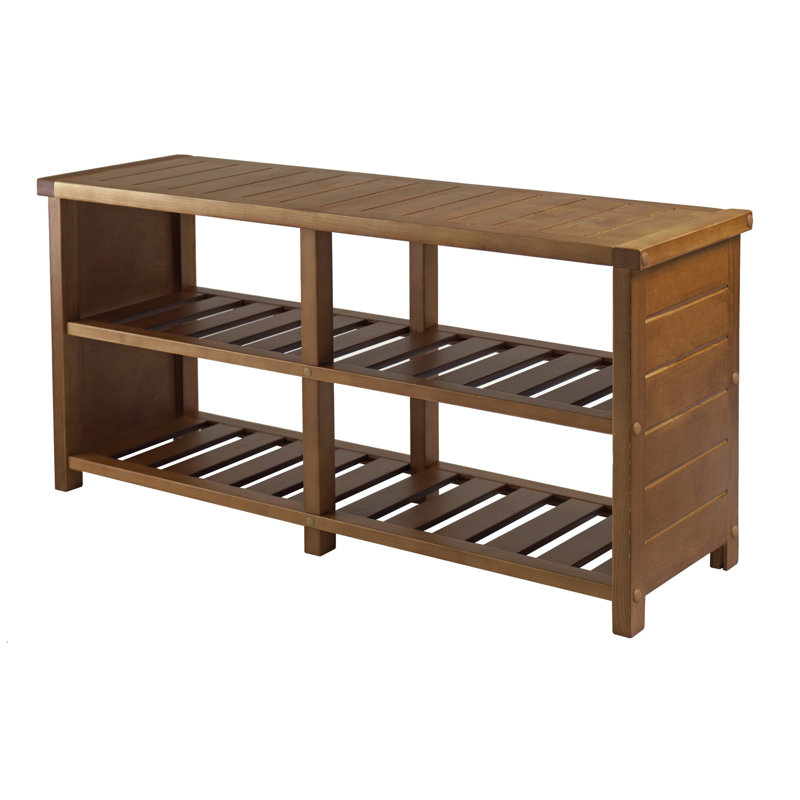 Solid Wood Storage Bench