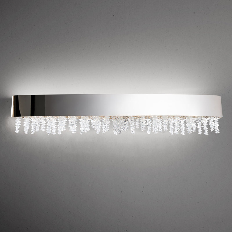 Soleil Dimmable LED Bath Bar, Polished Nickel