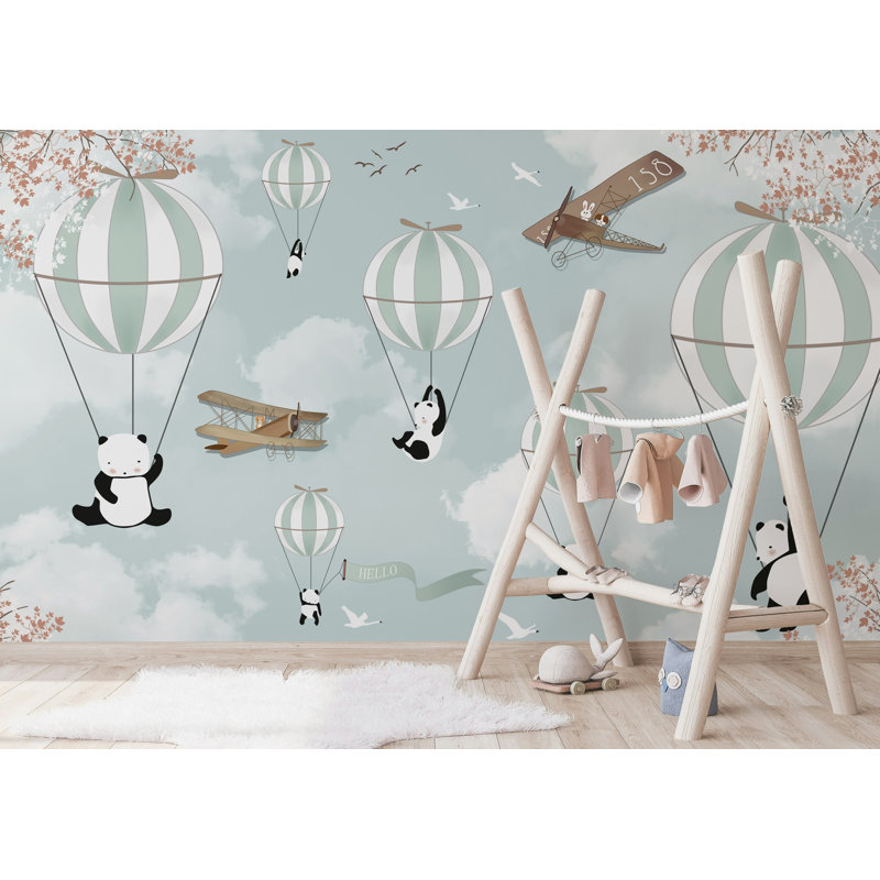 Papier peint Panda, L 99,96 po x l 150 po
