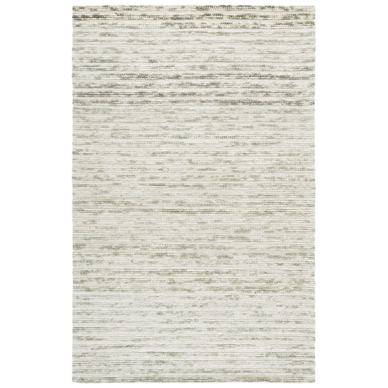 Ebony 755 Hand Tufted 80% Wool; 20% Cotton Striped Rug, 4'-0" X 6'-0" Rectangle