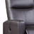Brown Top Grain Leather Match With Power Motion Function With Recliner Function