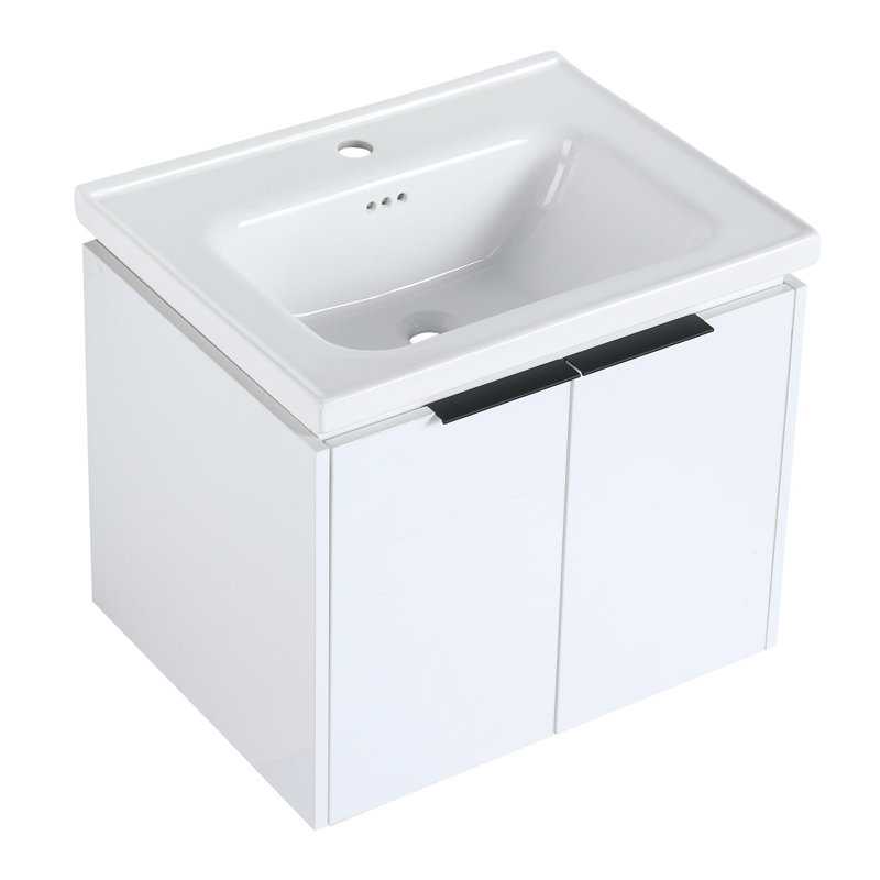 24-inch Wall Mounted Bathroom Vanity