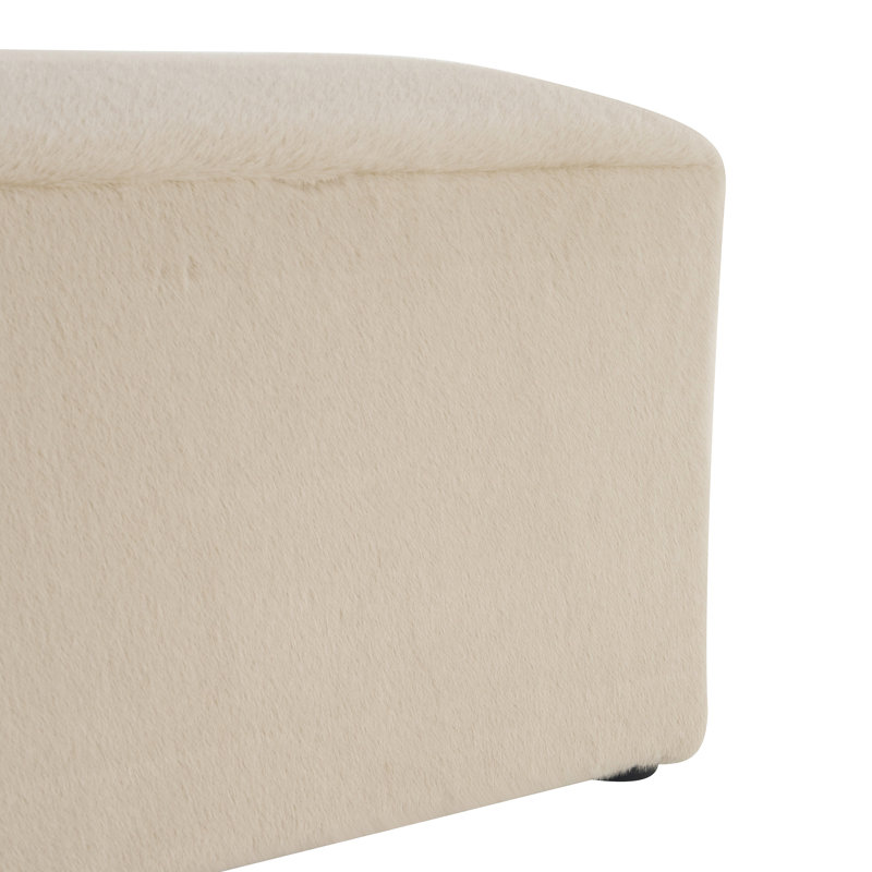 Repose-pieds long et moelleux Almond, repose-pieds simple et moderne pour un usage domestique