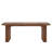 Rectangular Writing Desk With Wood Brown Engineered Wood Top For Home Office-41595253