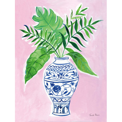«Elegant Chinoiserie I Crop» par Farida Zaman - reproduction d'art sur toile tendue