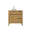 Meuble-lavabo simple 32 po en teck miel-1311895532-1311895507