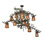 Pine Branch 12 - Light Chandelier