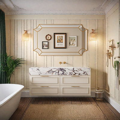 French style bathroom cabinet