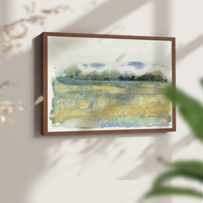 Flowing Landscape I -Framed Print - Restickable