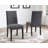 7-Piece Dining Set, Hairpin Dining Table With 6 Chairs,-1702896261