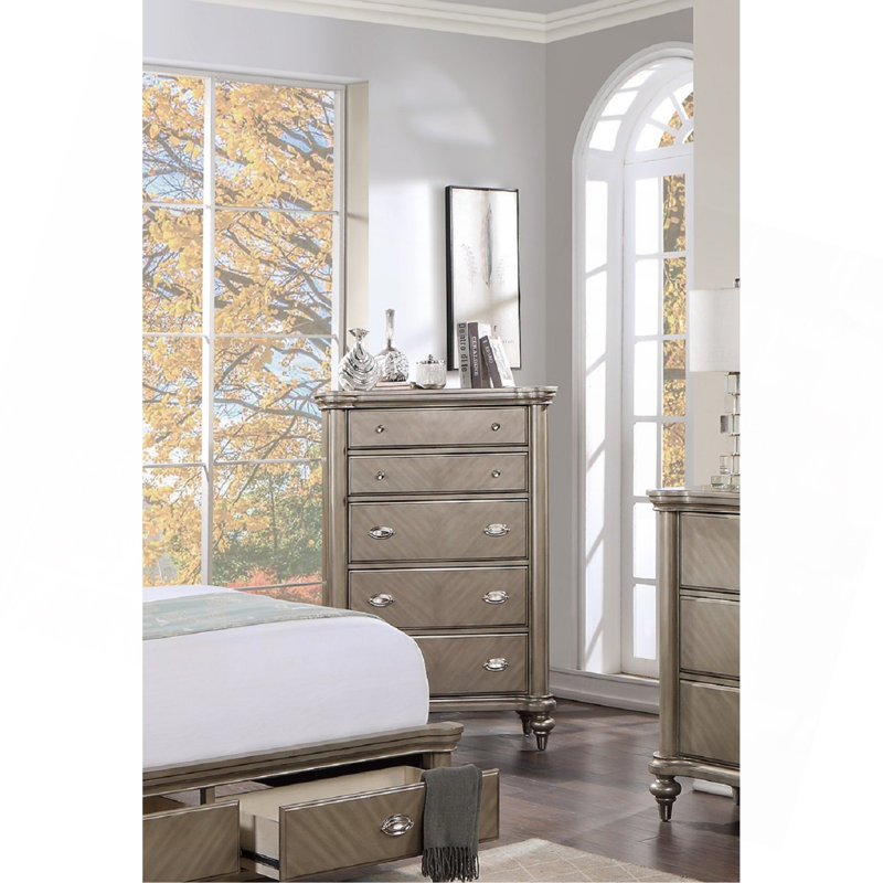 Mobilier de chambre à coucher de luxe 1 pièce