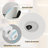 Modern White Reception Desk With Counter, Cable Grommet & Privacy Panels For Office And Retail Spaces-3734364