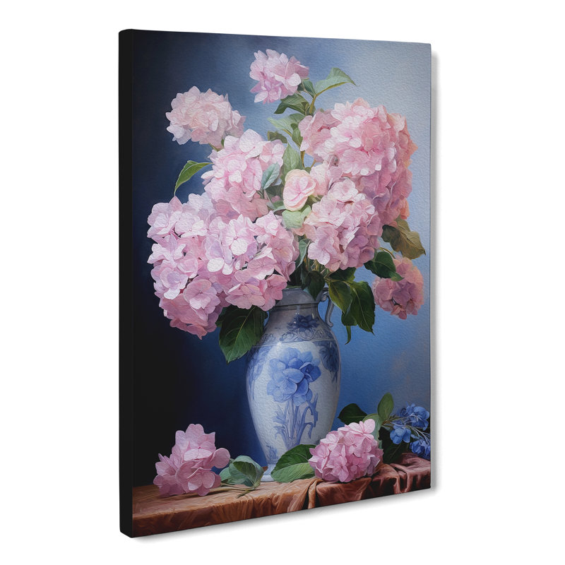 Hydrangea Classicism No.2 - Wrapped Canvas, 76cm H x 50cm W x 3cm D
