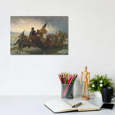 Washington traversant la rivière Delaware (25 décembre 1776), 1851 - Giclée sur toile tendue avec châssis