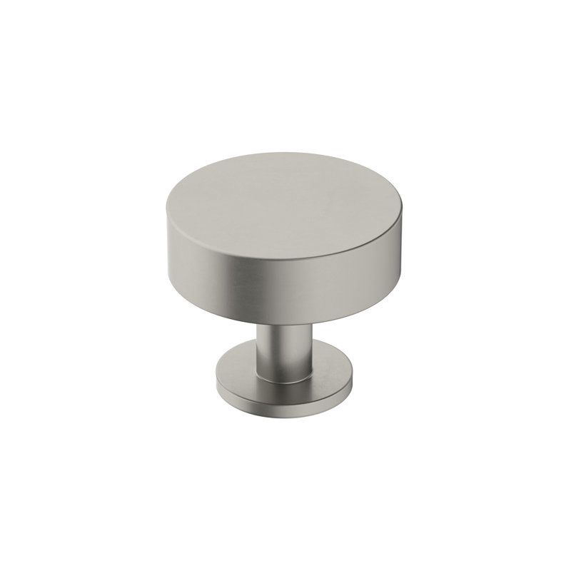 Poignée d'armoire en nickel satiné Radius de 1-1 / 4 po (32 mm) de diamètre, Nickel satiné