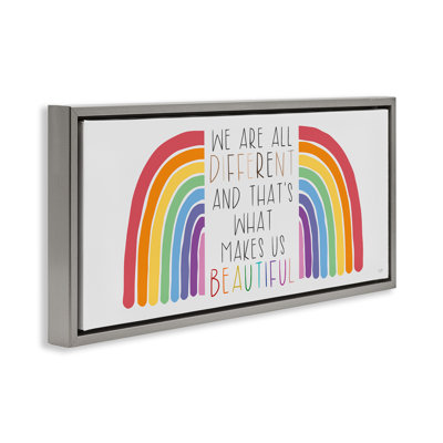 «Différent est beau arc-en-ciel»