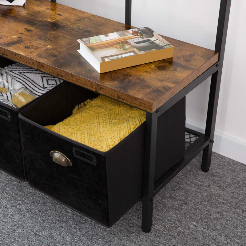 Anamaris Hall Tree 100cm Wide with Bench and Shoe Storage