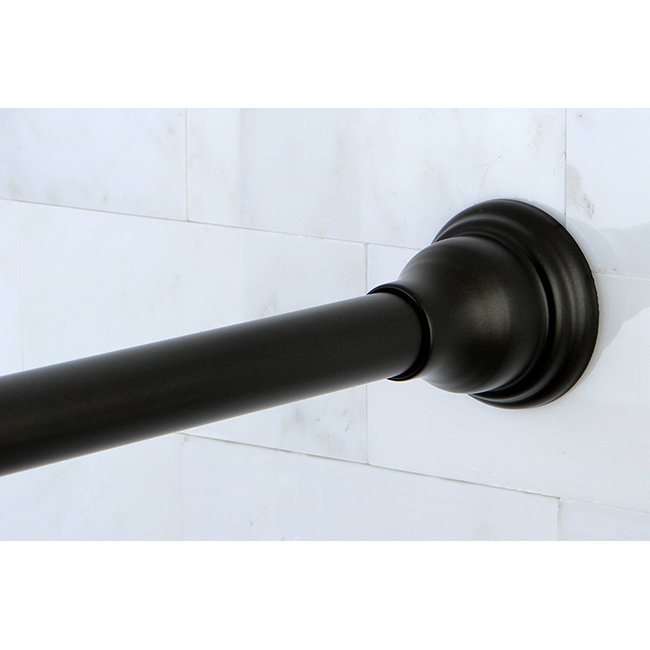 Oil Rubbed Bronze Adjustable Tension Shower Curtain Rod