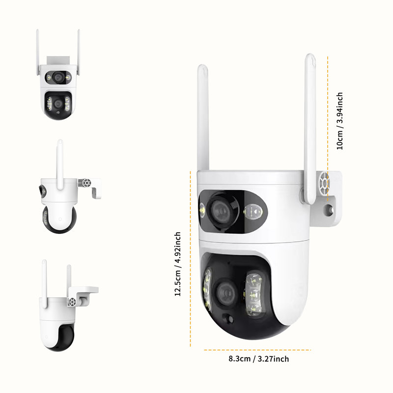 Caméra de sécurité 1 080 P pour la maison et l'extérieur