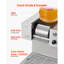 Machine à glace en flocons de neige, machine à glaçons en forme de flocons de neige 132LBS / 24H, machine à rasoir à glace avec lame en acier inoxydable, machine à cône de neige électrique avec réservoir de 0,48 gallon, pré-refroidissement rapide 90 s, pour la maison et les petits rassemblements
