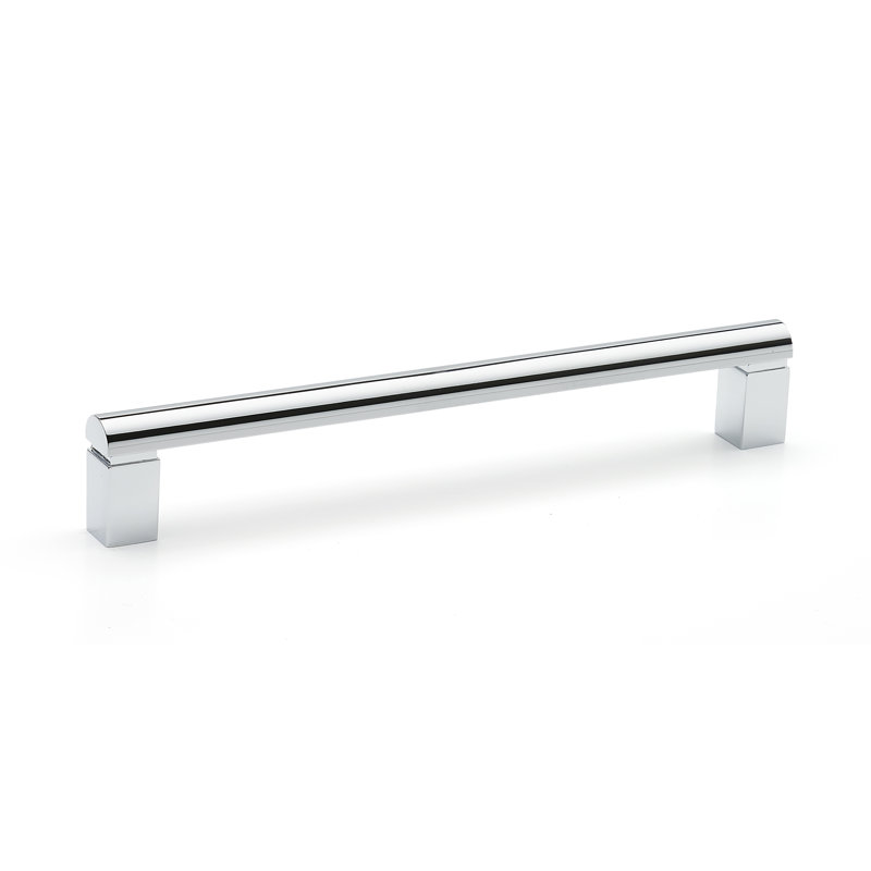 Polished Chrome 8'' Modern Bar Pull with Mounting Hardware