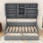 2 Drawers Wood Daybed with Shelves-2057843860-2057843861