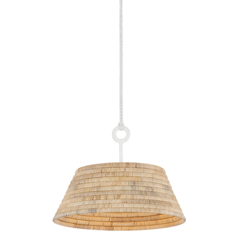 Luminaire suspendu SEQUOIA, Naturel, Blanc